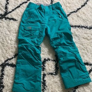 NorthFace Teal snow pants